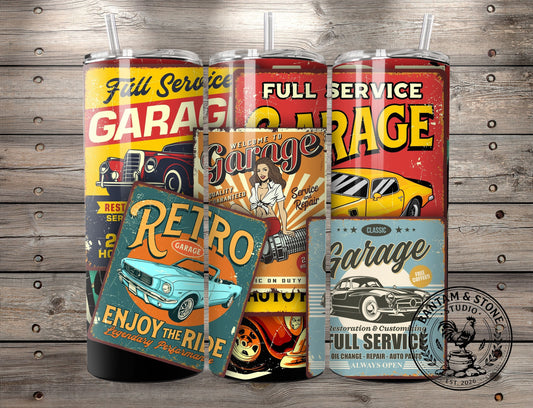 Full Service Garage 20 oz Tumbler
